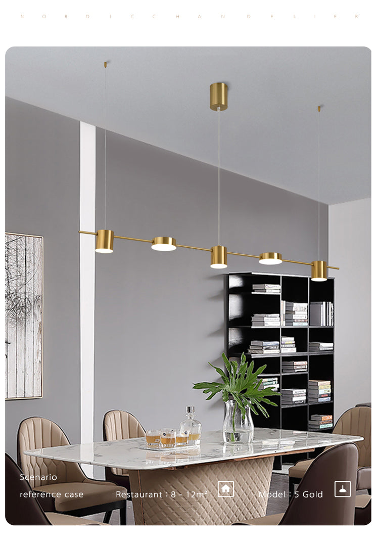 Modern Led Living Room Chandeliers Dining Table Ceiling Chandelier Kitchen Hanging Light Fixture Dimmable Indoor Lighting Lamp