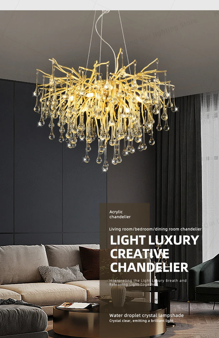 Modern Living Room Ceiling Chandelier Creative Glass Ball Pendant Light For Living Room Led Pendant Lamp Light For Dinning Room