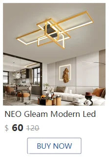 NEO Gleam Modern ceiling chandelier lights for living room Studyroom bedroom AC85-265V Black/Gold color led chandelier fixtures