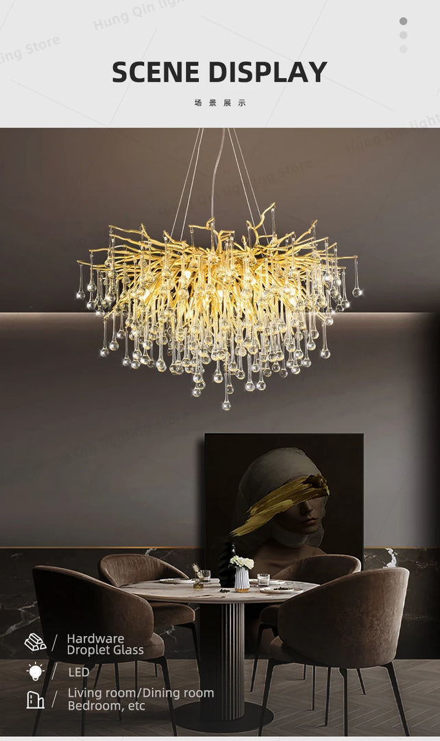 Modern Living Room Ceiling Chandelier Creative Glass Ball Pendant Light For Living Room Led Pendant Lamp Light For Dinning Room