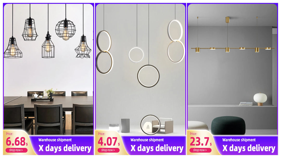 Modern Led Living Room Chandeliers Dining Table Ceiling Chandelier Kitchen Hanging Light Fixture Dimmable Indoor Lighting Lamp